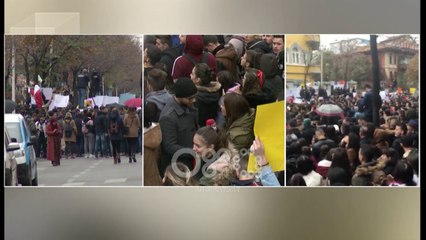 Ora News - Protesta e studentëve: Zgjidhja e vetme, ndyshimi i ligjit për arsimin e lartë