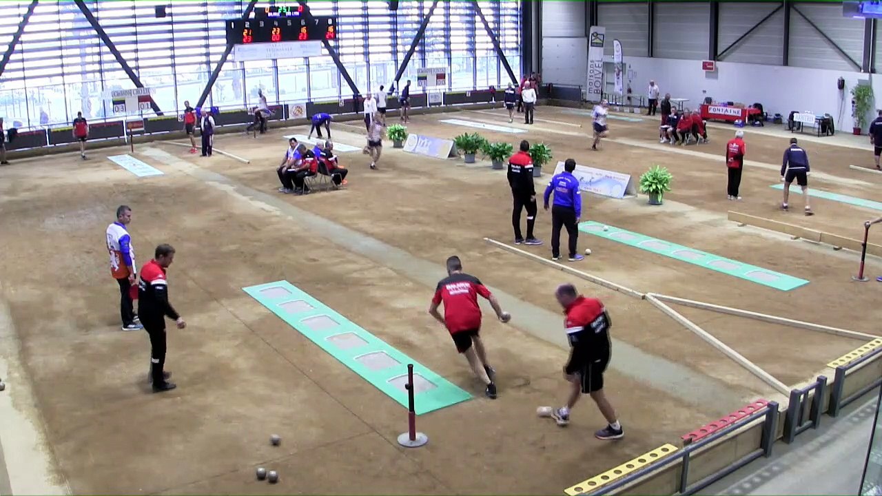 Premier tour, tir rapide en double, France Club Elite 1, J6, Balaruc-les-Bains contre CRO Lyon,  saison 2018/2019