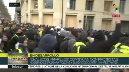Nueva jornada de protestas de los "chalecos amarillos" en Francia