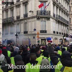 Gilets jaunes à Paris: "On a fait 12 heures de car pour venir"