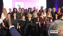 Report Tv - Ndahen çmimet 23 “Zonjat që bëjnë Shqipërinë” nga Bordi i ‘Albanian Excellence’