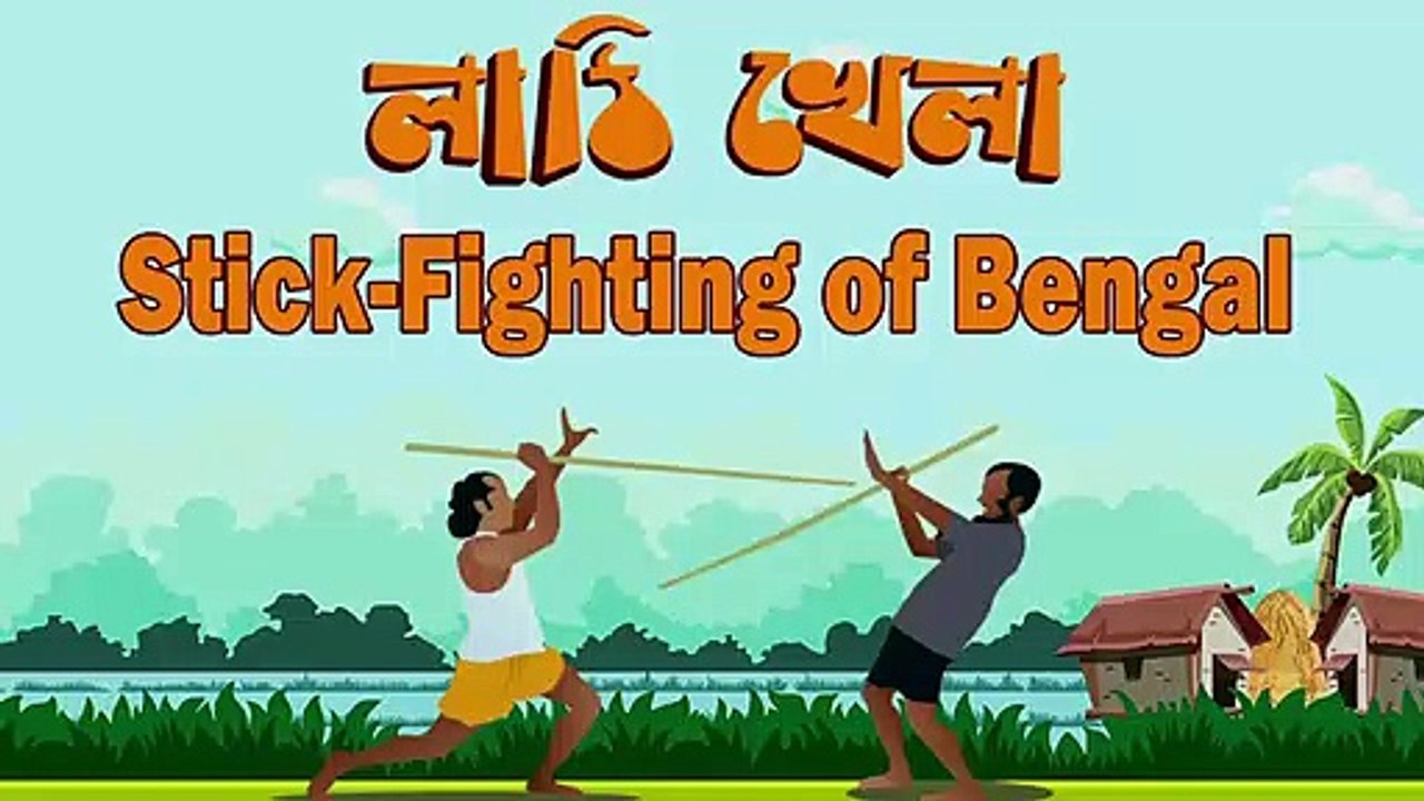 Stick Fight  lathi khela  Bengal Style (লাঠি খেলা) Bo Staff How to Do a Overhead Strike in [Hindi - हिन्दी]
