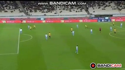 Goal Ponce (1-0) AEK Athens  vs	Lamia FC