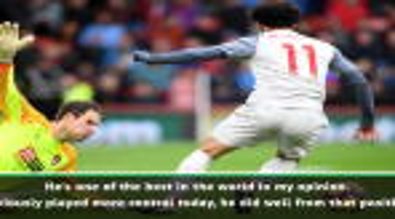 Bournemouth couldn't handle 'razor sharp' Salah - Howe