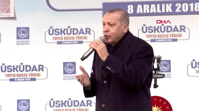 Cumhurbaşkanı Erdoğan Üsküdar'da Açılışta Konuştu 2