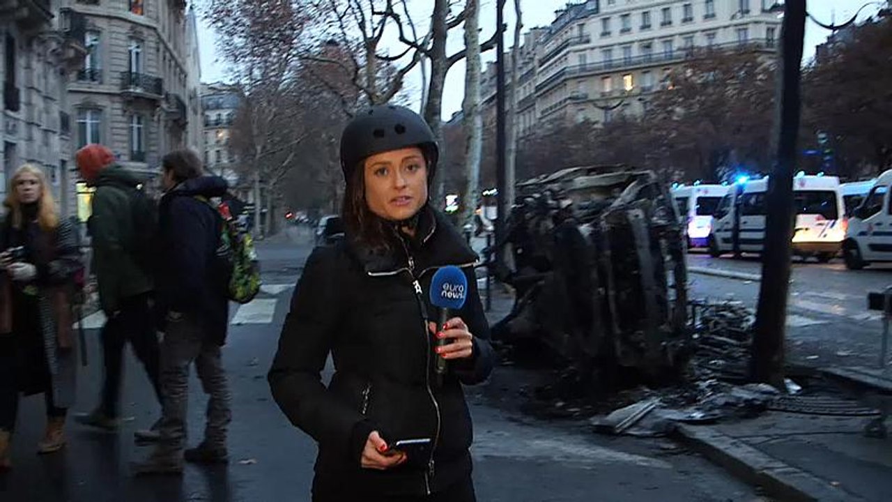 Euronews-Reporterin bei Krawallen in Paris: '1000 Menschen wurden festgesetzt'