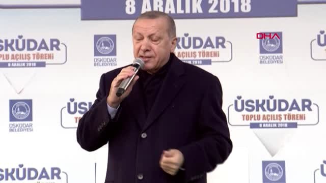 Cumhurbaşkanı Erdoğan Üsküdar'da Açılışta Konuştu 1