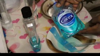 Diy Mouthwash slime without glue, face mask!! How To Make Listerine Slime | Gargle Slime test