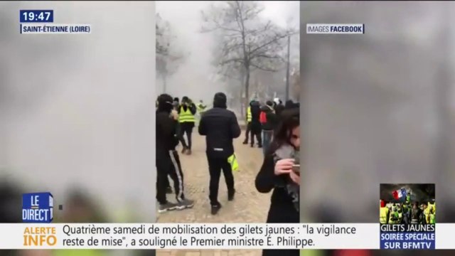 Gilets jaunes: le maire de Saint-Étienne décrit une journée apocalyptique
