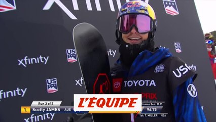 Le run victorieux de James en vidéo - Snowboard - CM - Halfpipe