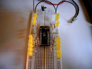Placa de desenvolvimento PICtree: Demonstração utilizando 16 LEDs