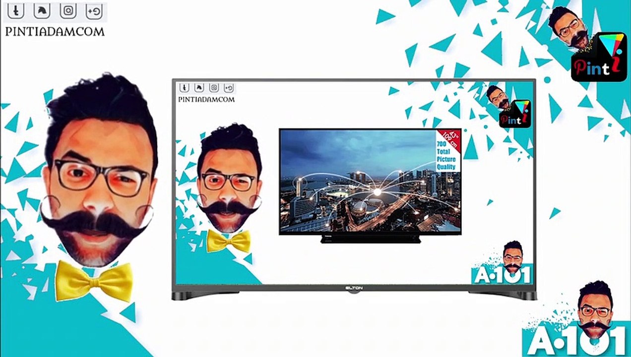 ELTON 40 EL40DLK1723 UYDU ALICILI SMART LED TV DETAYLI ILK BAKIS - PINTI A101 AKTUEL-