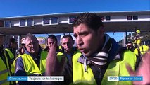 Les gilets jaunes de la barque solidaires avec un tretsois 8/12/2018 - REPORTAGE 19/20 F3