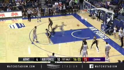 Army vs. Air Force Basketball Highlights (2018-19)