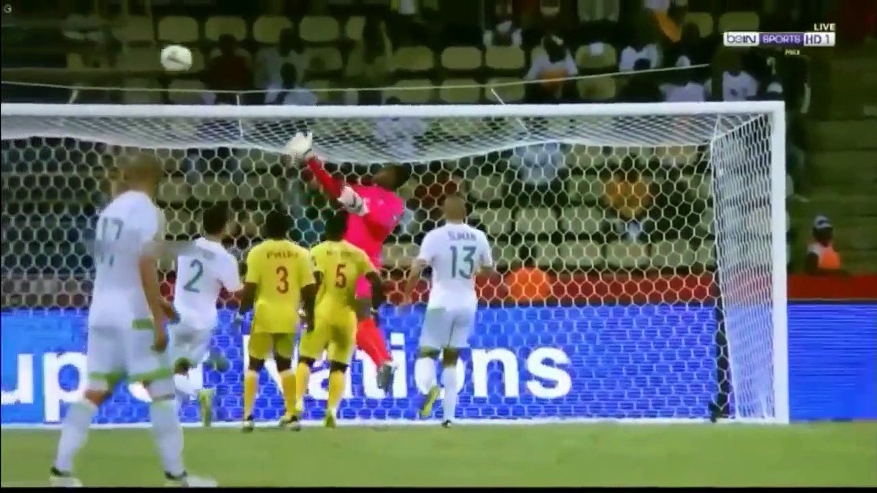 الشوط الثاني مباراة  الجزائر و زيمبابوي 2- 2  ك...
