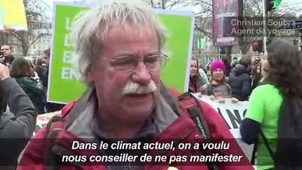 Paris: des "gilets jaunes" à la marche pour le climat