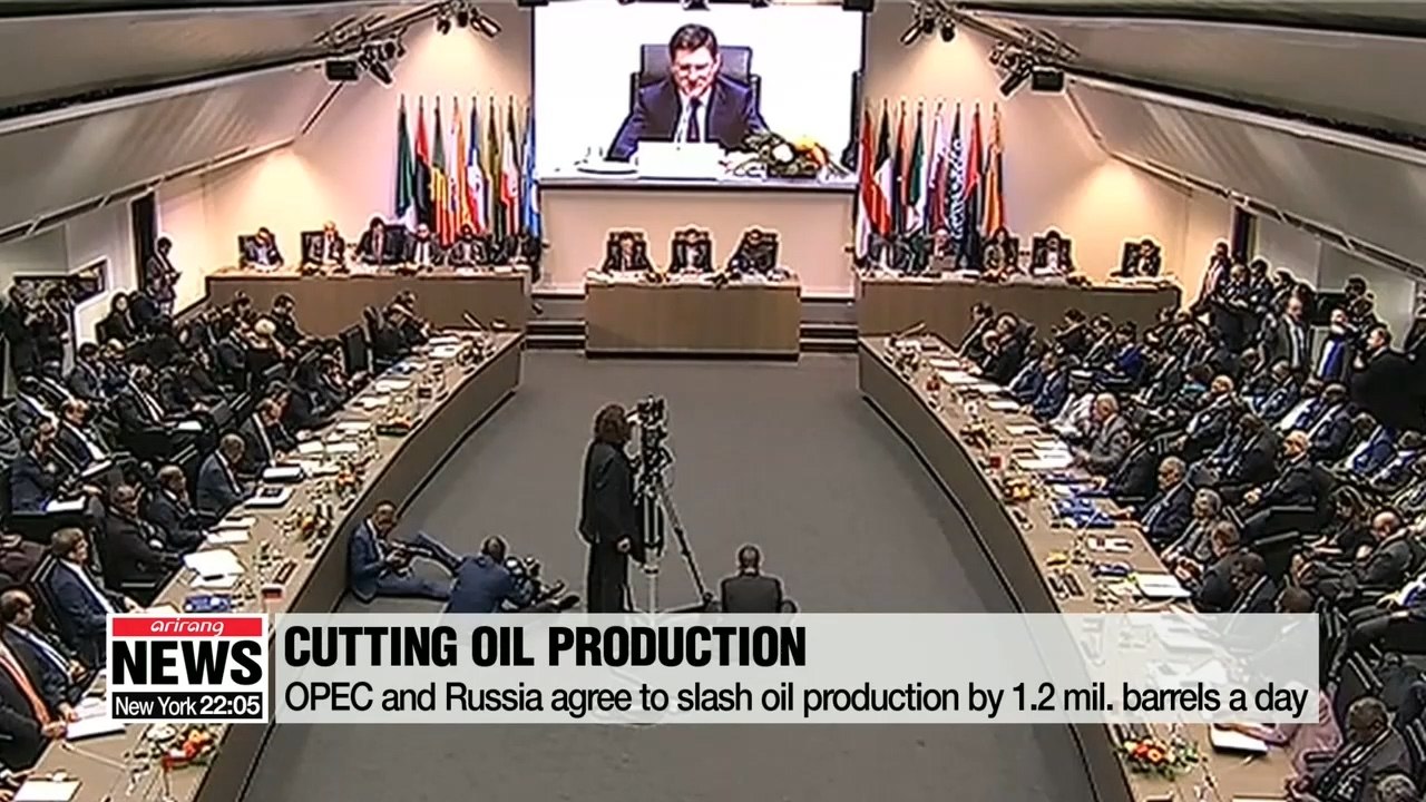 OPEC and Russia agree to slash oil production by 1.2 mil. barrels a day