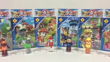 6 Paw Patrol Bricks Figures Construction Blocks SL Toys - Unboxing Demo Review