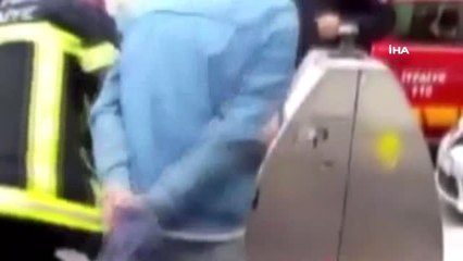 Çöp Toplamak İçin Girdiği Konteynerde Mahsur Kaldı