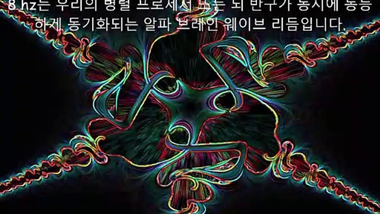 8 hz는 우리의 병렬 프로세서 또는 뇌 반구가 동시에 동등하게 동기화되는 알파 브레인 웨이브 리듬입니다