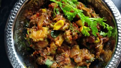 pavakkai thokku | pavakkai thokku recipe in tamil | Bitter Gourd thokku |  பாகற்காய் தொக்கு