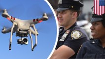 Polisi di langit: Polisi NY ungkap program drone baru - TomoNews