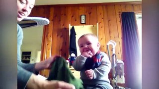 Cute Baby and Birds - Funny Baby and Animals Compilation
