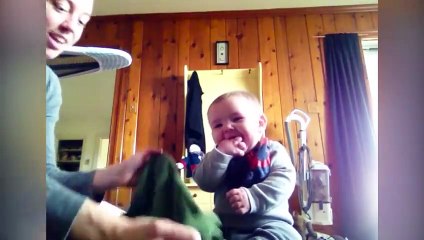 Cute Baby and Birds - Funny Baby and Animals Compilation