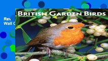 Review  British Garden Birds 2019 Square Wall Calendar