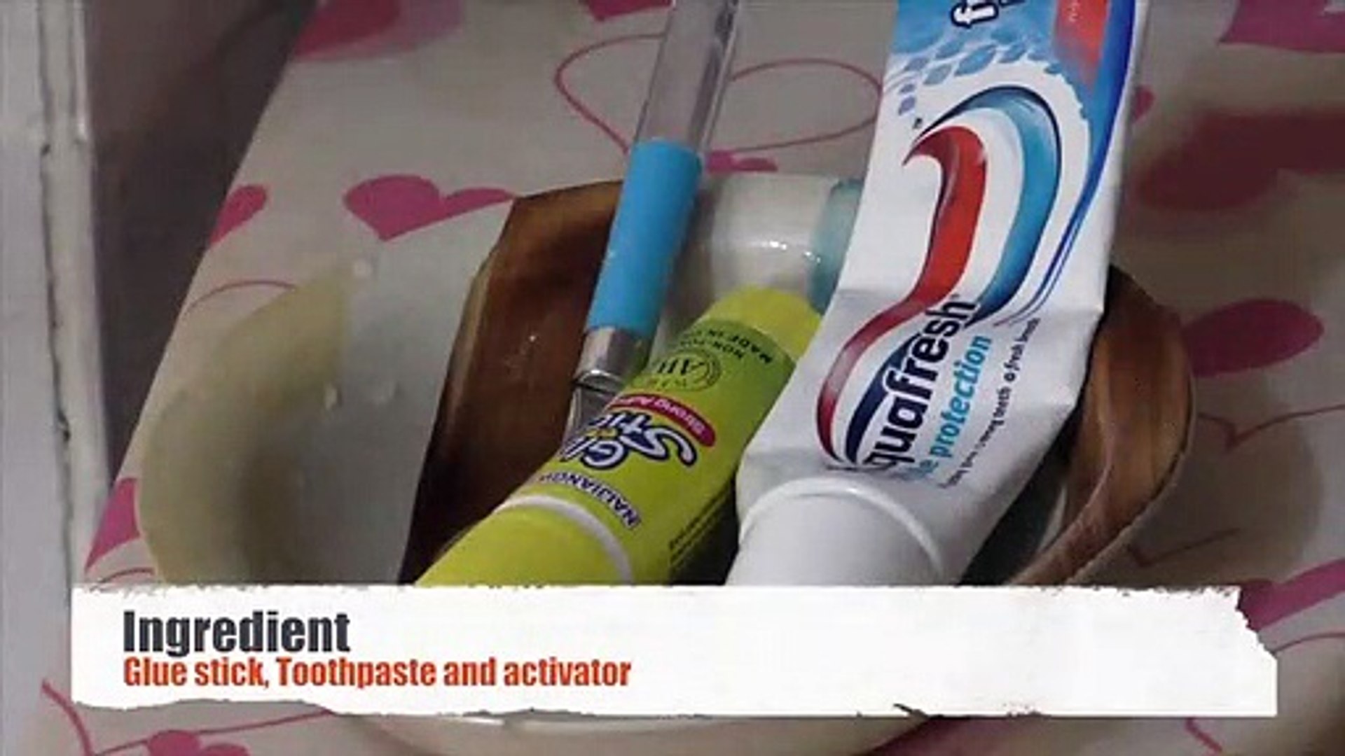 How To Make Slime With Toothpaste And Glue Stick Slime