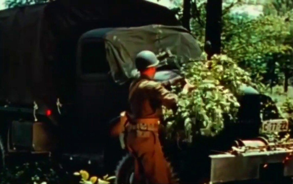 Camouflage Techniques - The Bivouac Area (1942)