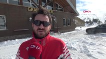 Bolu Kartalkaya'da Pistlerde Kar Kalınlığı 1 Metreye Ulaştı, Sezon Açıldı
