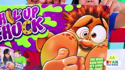 Phil Up Chuck Family Fun Board Game with Ryan vs Mommy!!