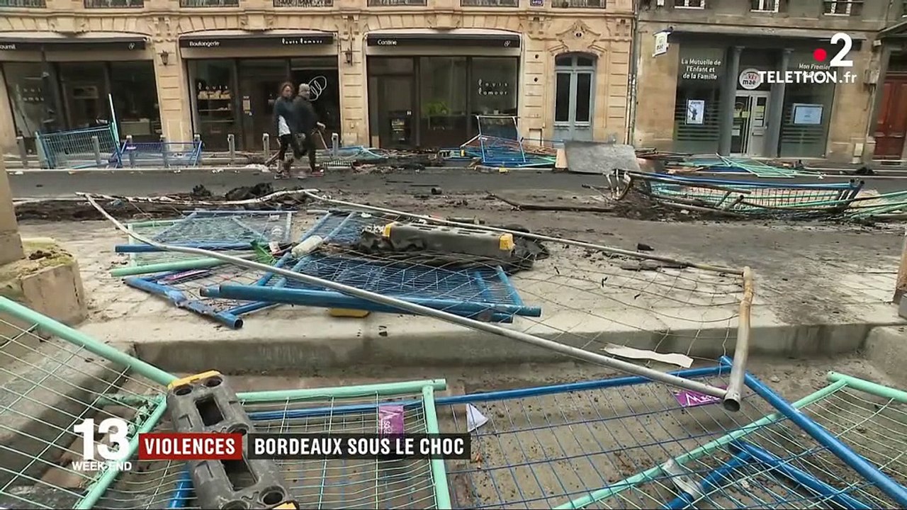 Manifestations : Bordeaux s'embrase