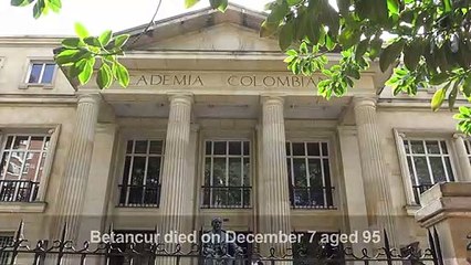 Funeral of former Colombian president Betancur is held in Bogota