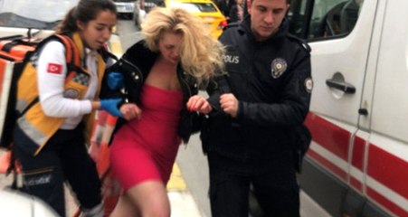 Nişantaşı'nda Alkollü Rus Kadın, Eşi Tarafından Darp Edildi