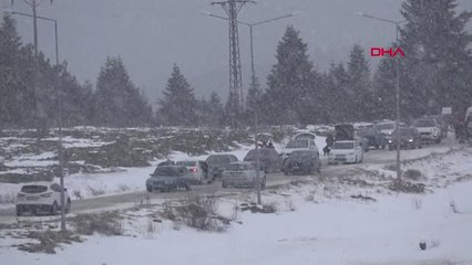 Bursa Uludağ'da Hafta Sonu Yoğunluğu