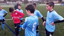 U13 A / LE DÉBRIEFING DU PREMIER QUART TEMPS (08/12)