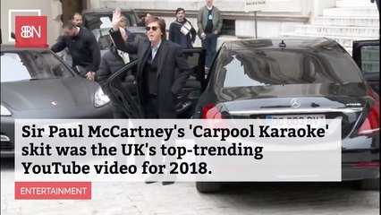 Nothing More Popular Than Sir Paul McCartney On Carpool Karaoke