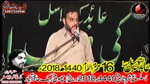 Zakir Qaisar Raza Alvi 10 Chak Gujran 16th Muhram 1440(2018) Choti Behak Hafizabad