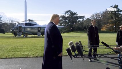 Trump Talks Of Recent Issues On The White House Lawn