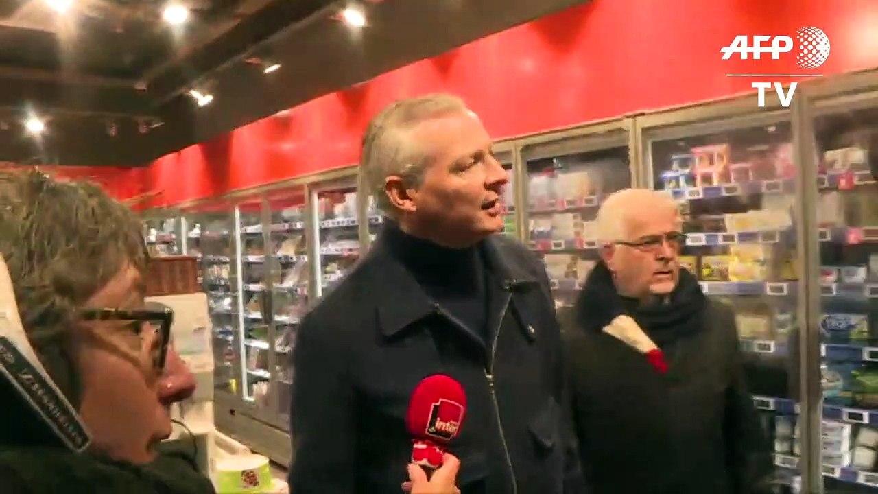 "Gilets jaunes" : les débordements sont "une catastrophe pour notre économie", dit Le Maire