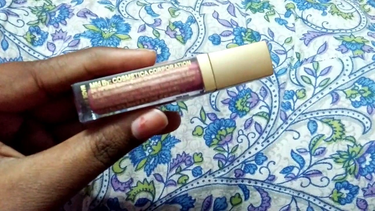 blue heaven lip gloss in soft buff and miss claire glimersticks for eyes in copper review.