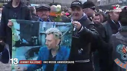 Une messe anniversaire, un an après la disparition de Johnny Hallyday