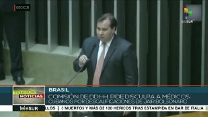 Brasil: ofrecen disculpas a médicos cubanos por dichos de Bolsonaro