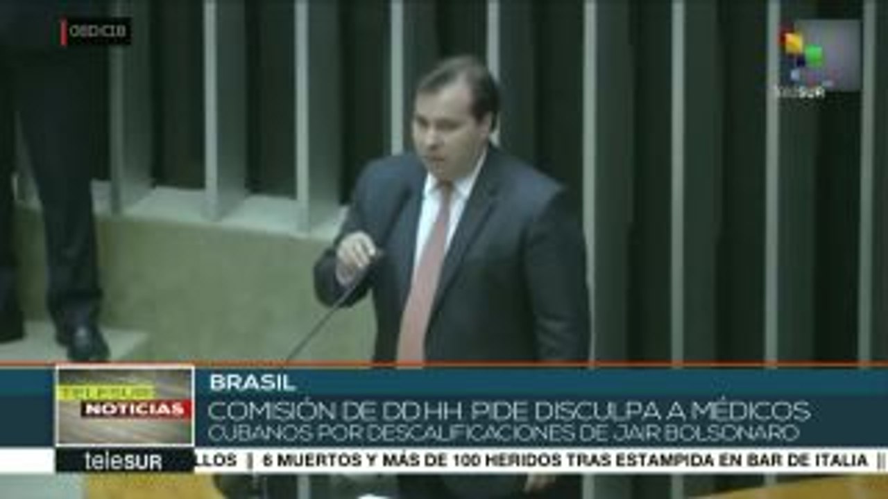 Brasil: ofrecen disculpas a médicos cubanos por dichos de Bolsonaro