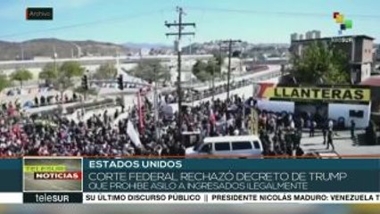 EEUU: Corte rechaza decreto de Trump contra solicitantes de asilo