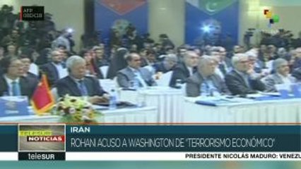 Rohani: Irán es víctima de terrorismo económico de EE.UU.
