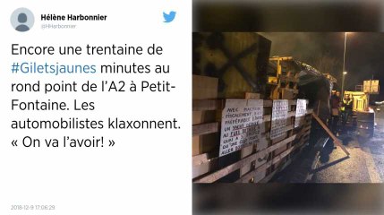 Gilets jaunes. Un dimanche plus calme mais toujours des barrages