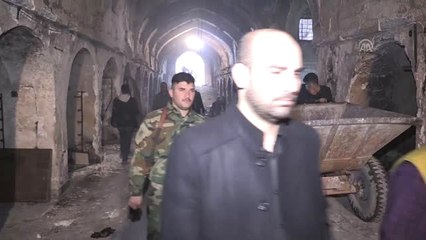 Tika Heyeti, Kerkük'te Yanan Kayseri Çarşısı'nda İncelemelerde Bulundu